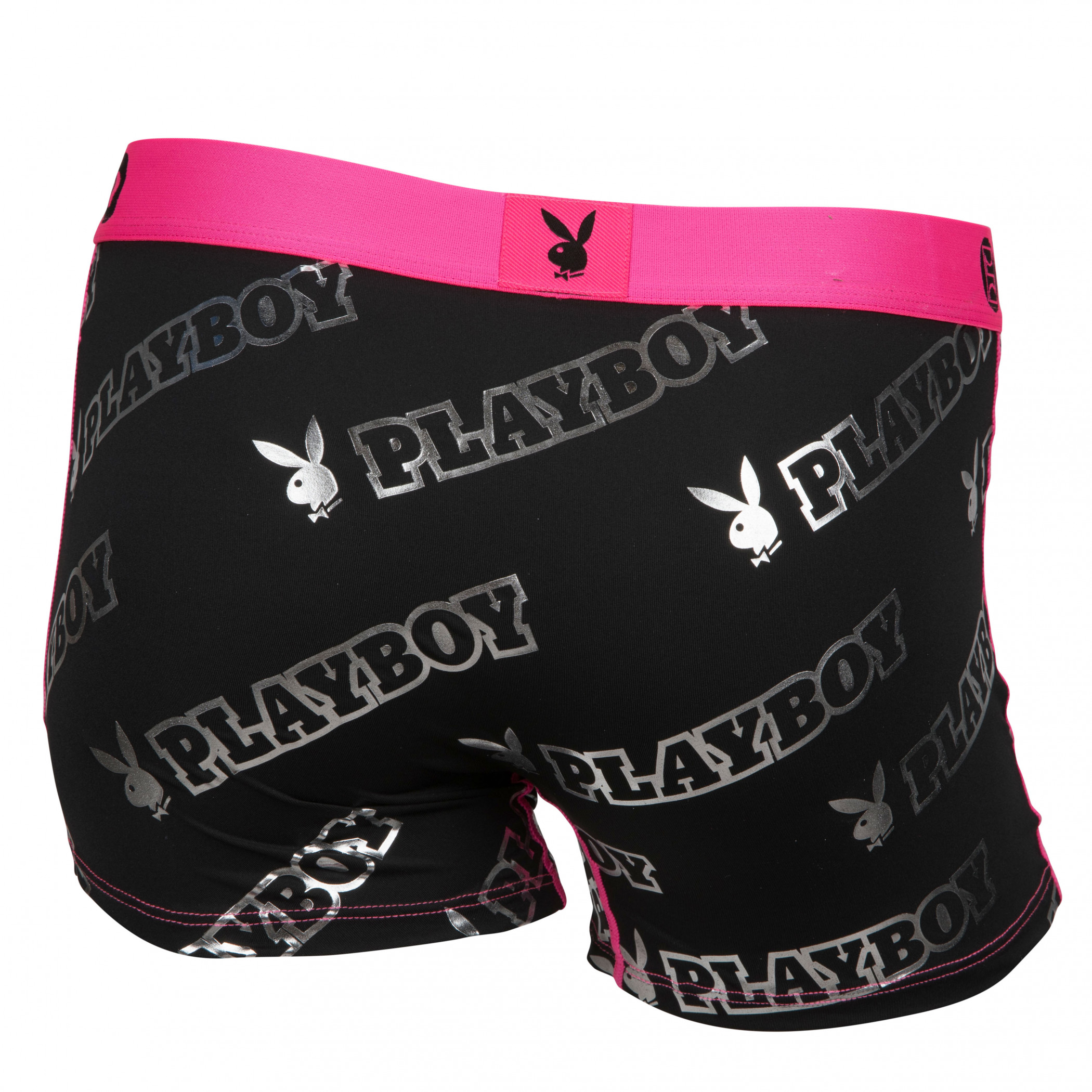 Playboy Logo All Over Print PSD Boy Shorts Underwear